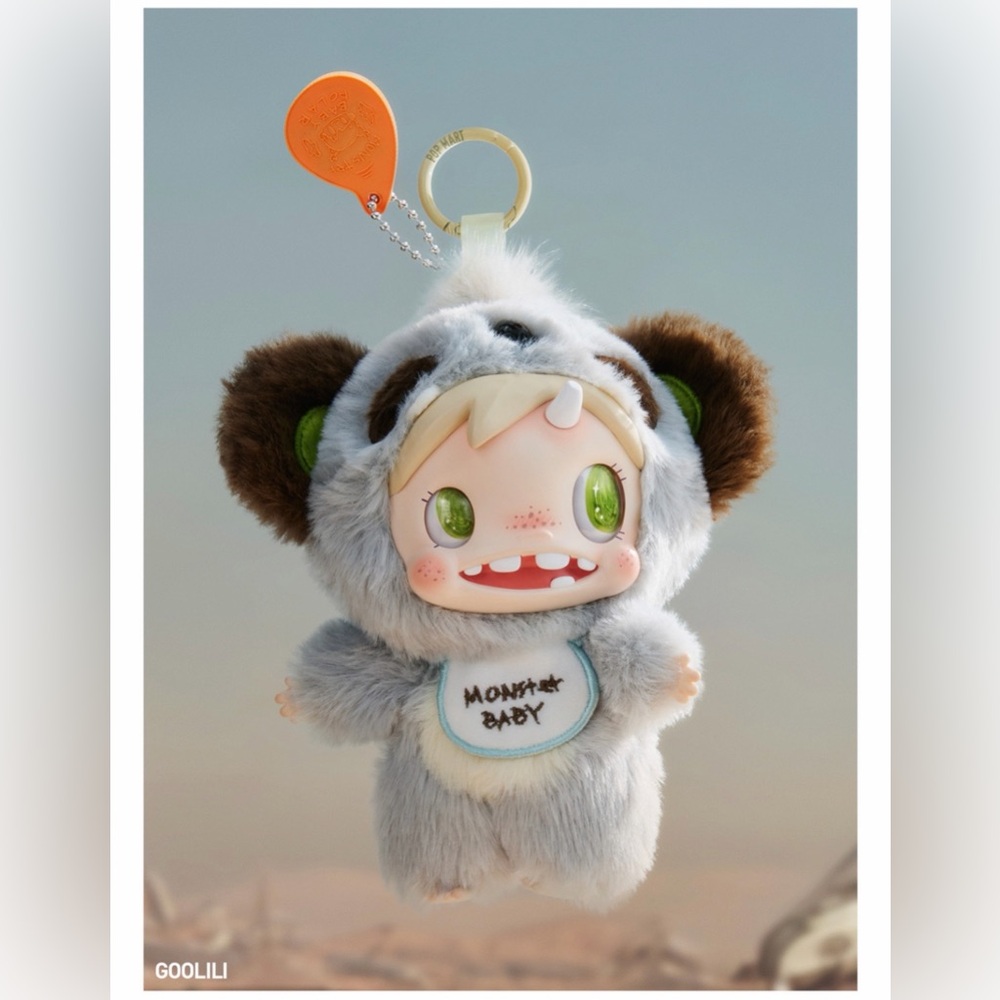 POP MART Polar Monster Baby – GooliLi Plush Pendant (Confirmed Box)